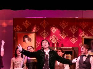 The cast, seniors Juliana Giuliana Lorenzini, Allie Pina, Erik Vazquez, Devin Estrada, Christian George.