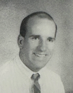 David Elliott in his early years at Glenbard East - Courtesy GE Yearbook